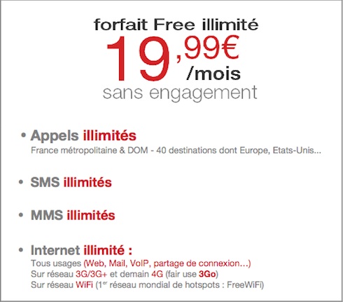 forfait illimite free mobile forfait illimite free mobile